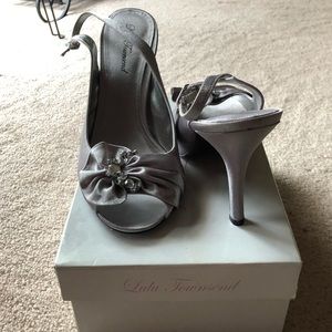 Lulu Townsend Special Occasion Peep Toe Sling Back